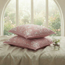 Vase Pink Quilted Pillow Covers (Set of 2)