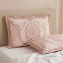 Aurelia Pink Quilted Pillow Covers (Set of 2)