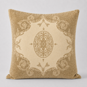 Aurelia Beige Velvet Accent Cushion Cover | 18 x 18 in