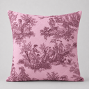 La Belle Pink Cotton Accent Cushion Cover | 18 x 18 in