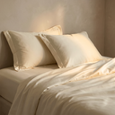 600 TC Cotton Sateen Bedsheet Set — Beige