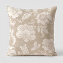 Marigold Beige Velvet Accent Cushion Cover | 18 x 18 in