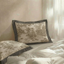 La Belle Green Quilted Pillow Covers (Set of 2)