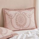 Aurelia Pink Quilted Pillow Covers (Set of 2)