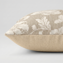 Marigold Beige Velvet Accent Cushion Cover | 18 x 18 in