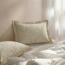 Gotica Beige Quilted Pillow Covers (Set of 2)