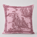 La Belle Pink Cotton Accent Cushion Cover | 18 x 18 in