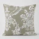 Vase Green Velvet Accent Cushion Cover | 18 x 18 in