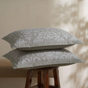 Gotica Green Quilted Pillow Covers (Set of 2)