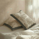 La Belle Green Quilted Pillow Covers (Set of 2)