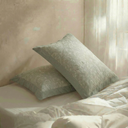 Gotica Green Quilted Pillow Covers (Set of 2)