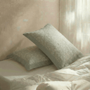 Gotica Green Quilted Pillow Covers (Set of 2) - Misoli Living