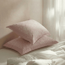 Gotica Pink Quilted Pillow Covers (Set of 2) - Misoli Living