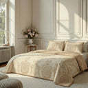 Aurelia Beige Cotton Dohar