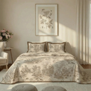 La Belle Beige Cotton Dohar