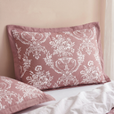 Vase Pink Quilted Pillow Covers (Set of 2)