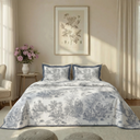 La Belle Grey Cotton Dohar