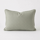 Gotica Green Velvet Boudoir Cushion Cover | 14 x 20 in
