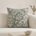 Gotica Green Velvet Accent Cushion Cover | 18 x 18 in