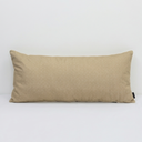 Aurelia Beige Velvet Lumbar Cushion Cover | 15 x 36 in