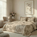La Belle Beige Cotton Dohar - Misoli Living