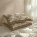 La Belle Beige Quilted Pillow Covers (Set of 2) - Misoli Living