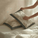 La Belle Green Quilted Pillow Covers (Set of 2) - Misoli Living