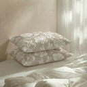 Marigold Beige Quilted Pillow Covers (Set of 2) - Misoli Living