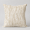 Marigold Beige Velvet Grande Cushion Cover | 24 x 24 in